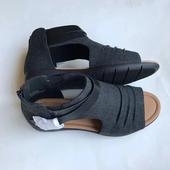 Comfortview The Payton Shootie Sandals Black NEW - Picture 5 of 10